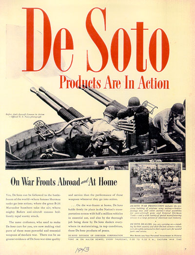 1943 DeSoto Ad